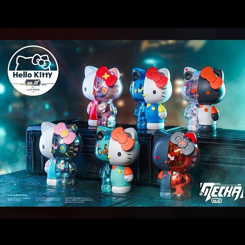 Hello Kitty искусственная фигурка игрушки Sanrio KT Cat полумеханическая коллекционные