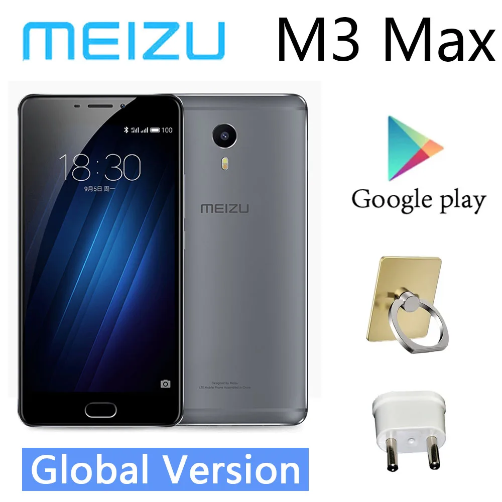 

98%new meizu M3 Max 3G 64G smartphone global version 4100mAh battery 6-inch screen mTouch fingerprint payment Sony IMX258