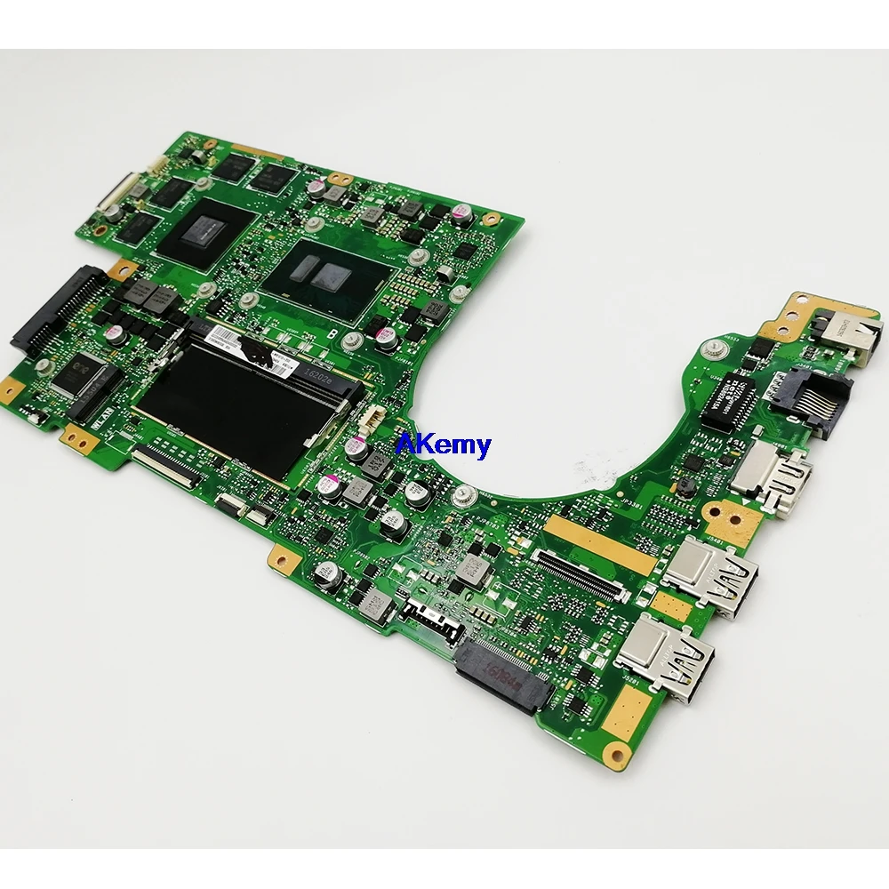 K501UW материнская плата для ноутбука ASUS K501UXM K501UQ K501U оригинальная материнская плата DDR4 8G-RAM I5-6200U GTX960M