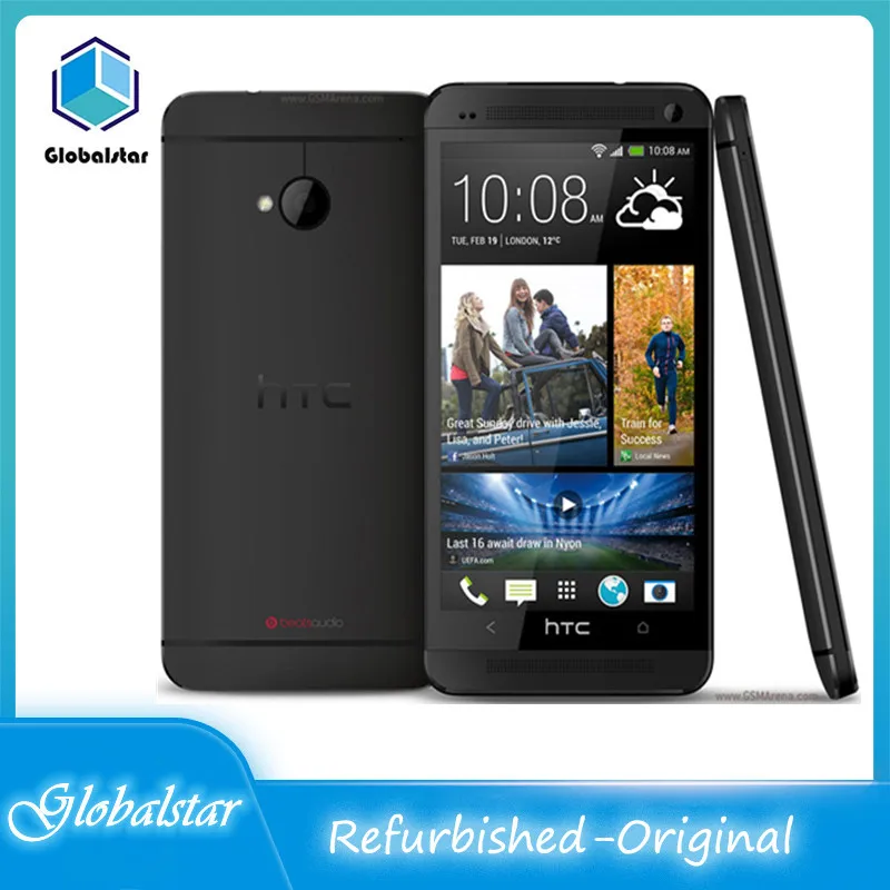 htc one m7 refurbished original unlocked mobile phones 4 7inch cellphone quad core 4mp camera free shipping free global shipping