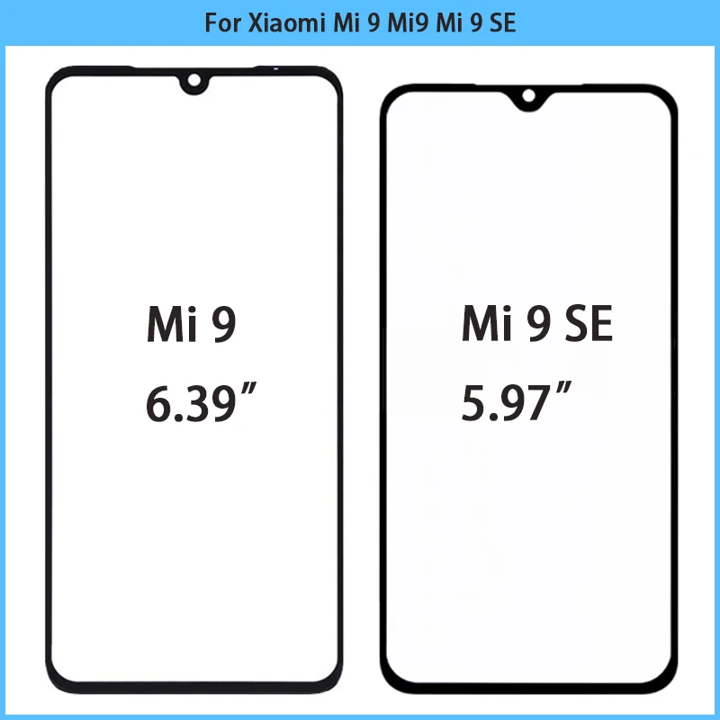 

New For Xiaomi Mi9 Mi 9 SE Mi9SE Touch Screen LCD Front Outer Glass Panel Lens Mi 9 Touchscreen Glass Cover Replace