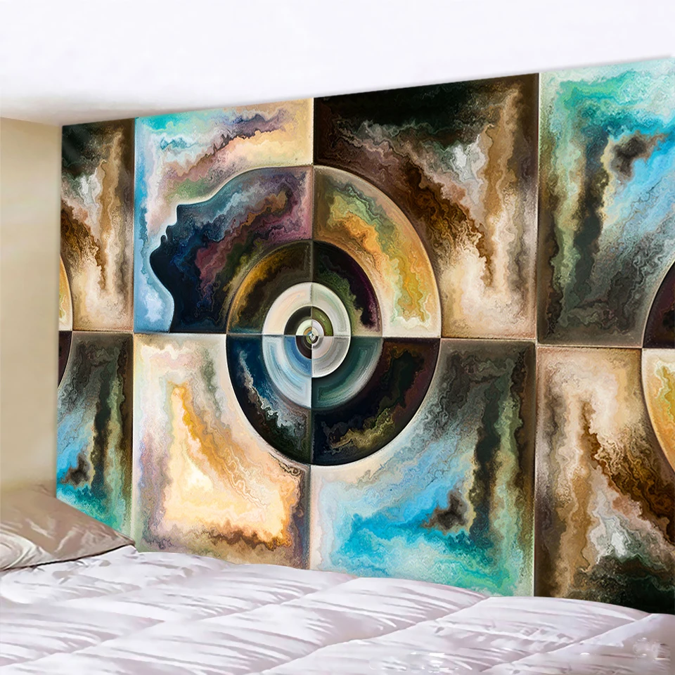 Домашний декор для гостиной фоновая ткань гобелен Мандала хиппи настенное