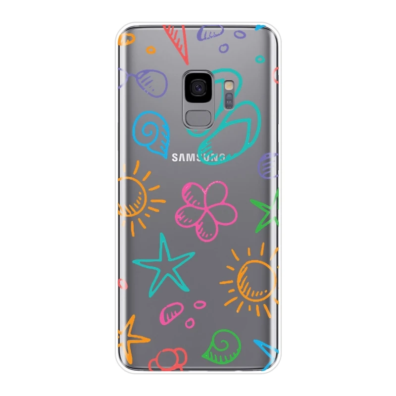 Мягкий силиконовый чехол для Samsung Galaxy S8 S9 Plus S5 S6 S7 Edge Note 9 8 5 4 | Мобильные телефоны и