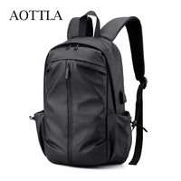 aottla mens fashion backpack nylon waterproof mens shoulder bag brand large capacity casual handbags teenager travel packbags