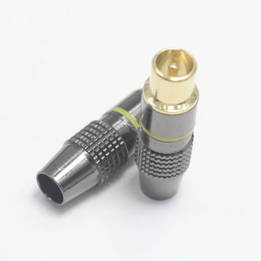 1 шт. Медный + алюминиевый корпус радиочастотный ТВ Штекер терминал антенный