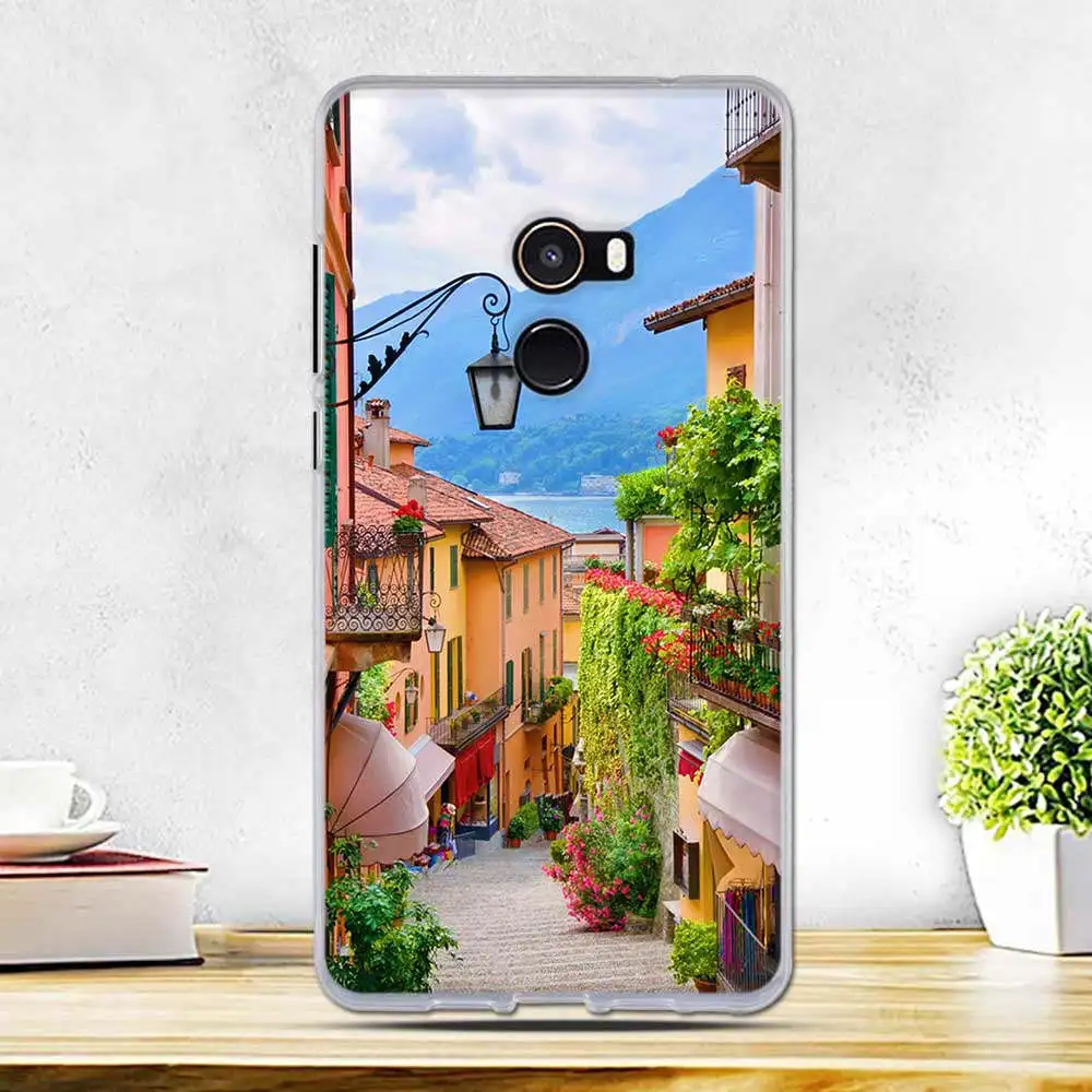 Чехол для Xiaomi mi mix2 чехол mix 2 силиконовый с цветочным принтом Mix Evo телефона |