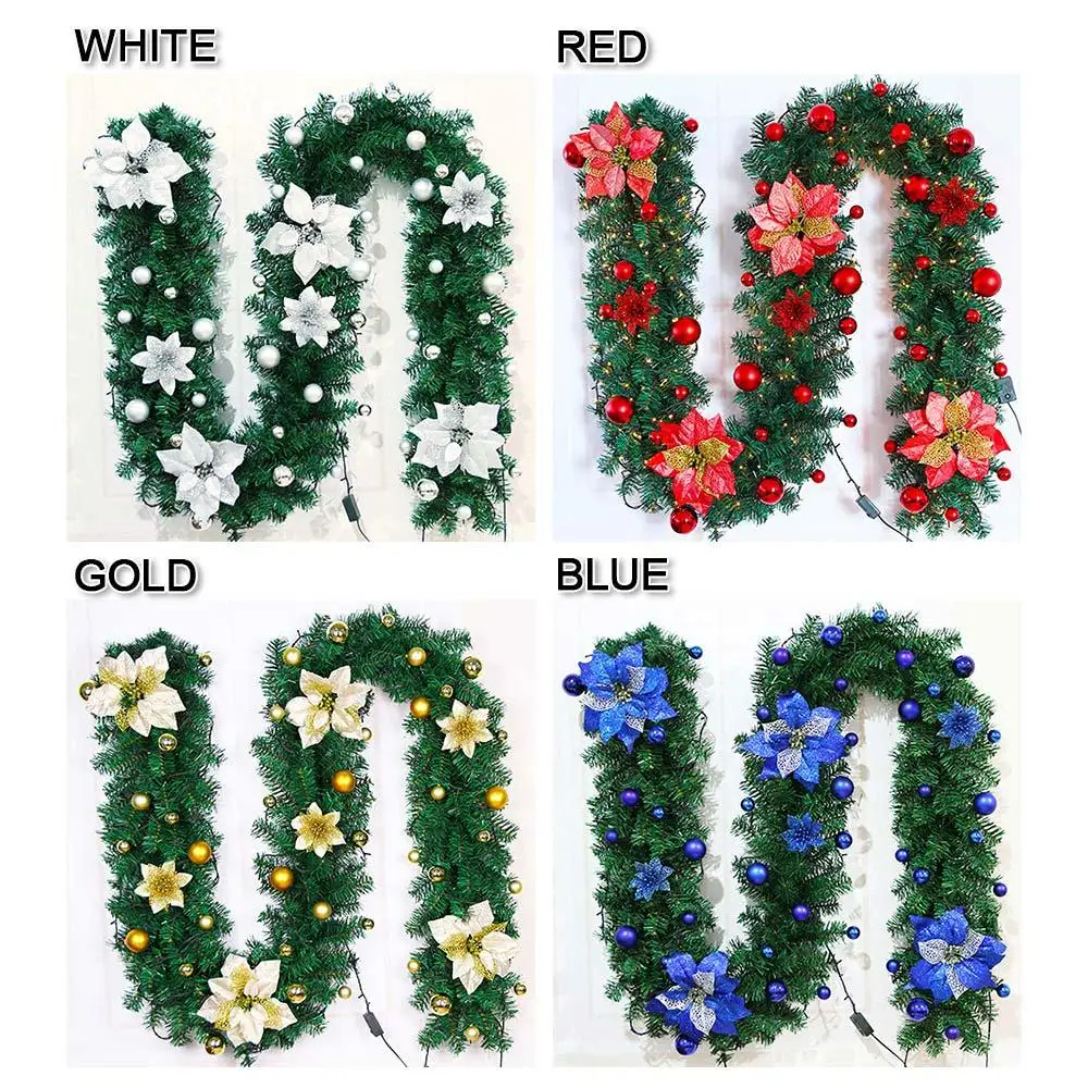 

Artificial Rattan Fabric Christmas Beautiful Fashion Home Christmas Rattan Decoration Artificial Ivy Vine The Mall Garden Party