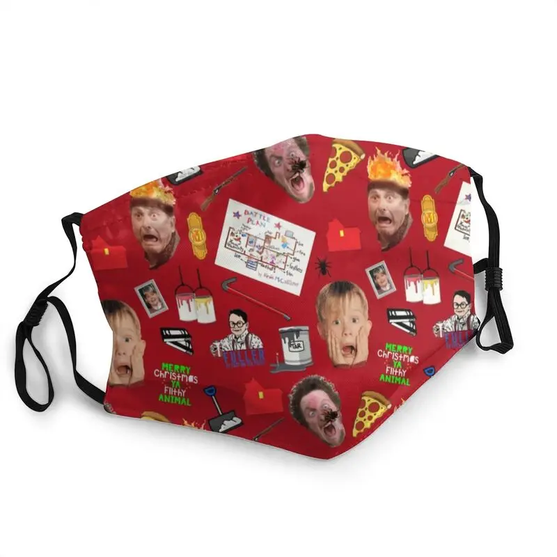

Home Alone Things Non-Disposable Face Mask Unisex Adult Funny Kevin McCallister Mask Protection Cover Respirator Mouth-Muffle