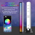 APP Control RGB 32 светодиодный ленточный светильник с голосовым звуком, ритм-светильник, лампа типа C, цветная Автомобильная домашняя музыкальная лампа, Новинка