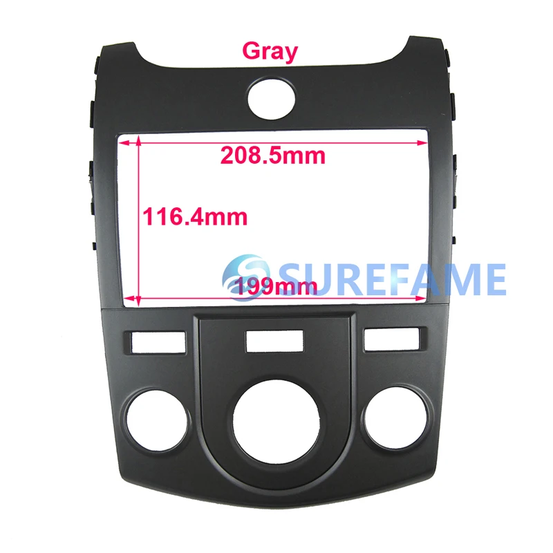 Двойной Din автомобильный комплект крепления для приборной панели KIA Forte Cerato