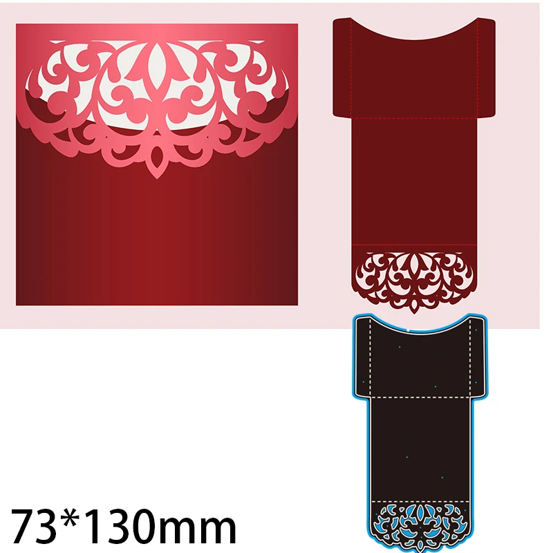 Режущие металлические штампы креативный полый лазерный пакет новые трафареты