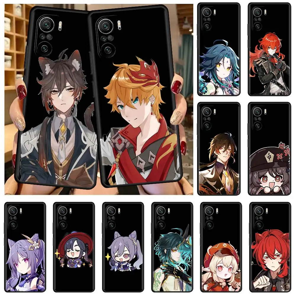 

Genshin Impact Zhongli Capa for Xiaomi Redmi 9S 9 8 10 11 Pro Case K40 9C 9A 8T 7 9T 7A 8A Cell Phone Casing Cover Housing