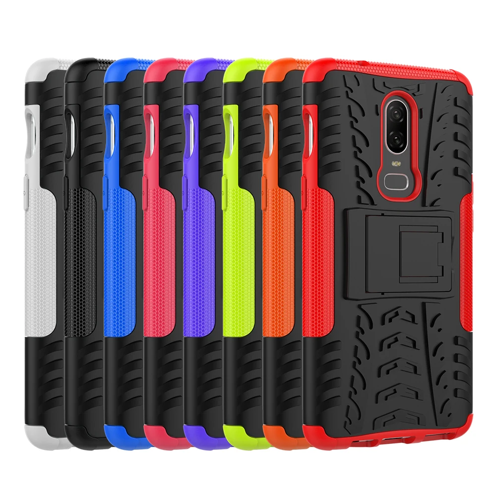 

Armor Case For Oneplus 5 5T 6 6T Shockproof Hard Rubber Silicon PC Protective Shell For Oneplus 7 Pro Back Phone Case Cover