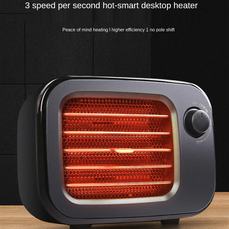 

Electric Heaters Fan desktop Mini home office handy Fast Power save heater Portable Smart Warmer PTC Ceramic Heating for Winter