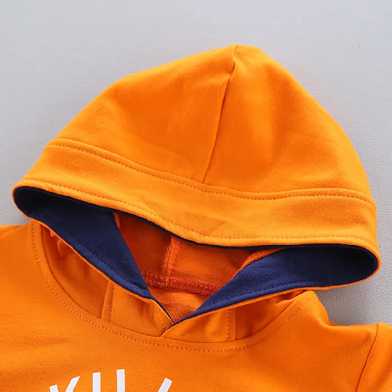 Toddler Cotton Tracksuit Autumn Baby Hooded Jacket Sets Children Boys Girls Cartoon Clothes Fashion Kids Hoodies Pants 2Pcs/set | Детская