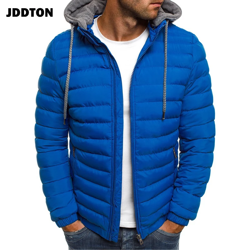 JDDTON мужская хлопковая одежда с капюшоном толстовки куртка ветрозащитная