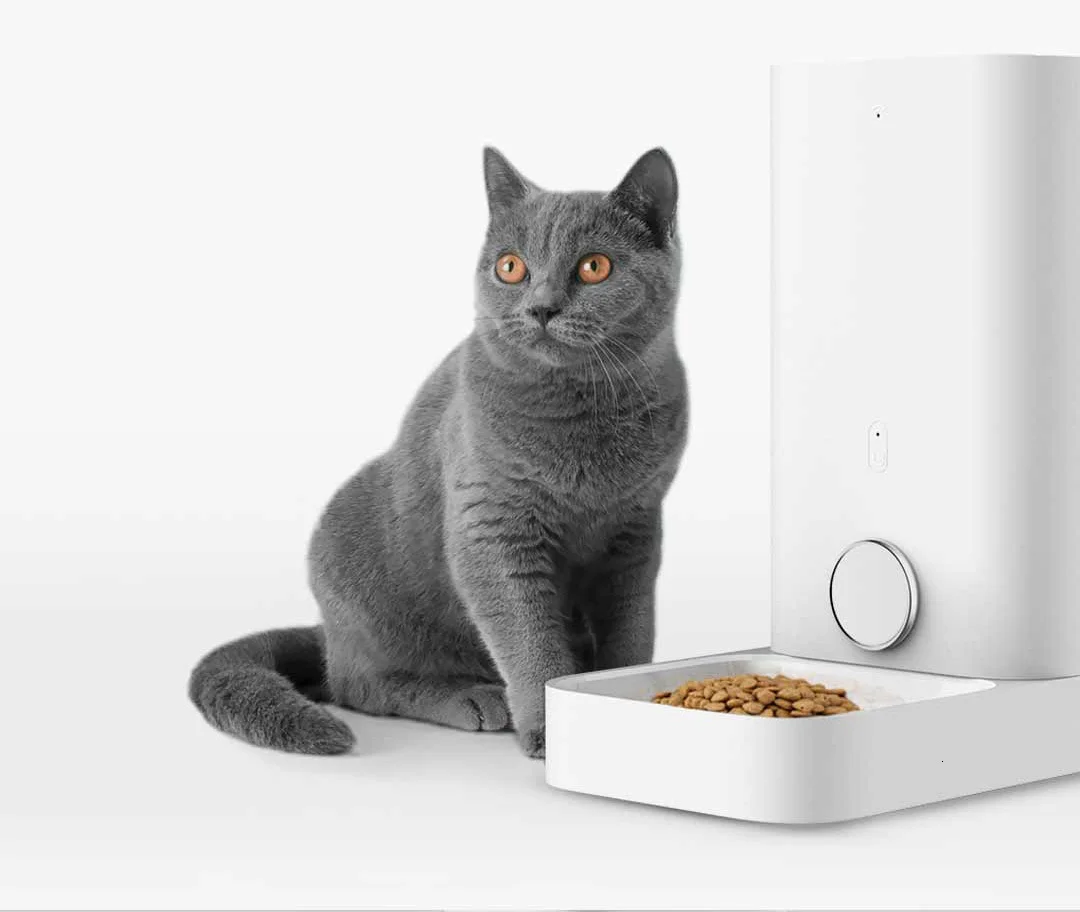 Xiaomi Smart Kitten Pets Feeder Fully Removable Washable Freshly Stored 1.5kg Cat Food Wifi Wireless Remote Control For Cat