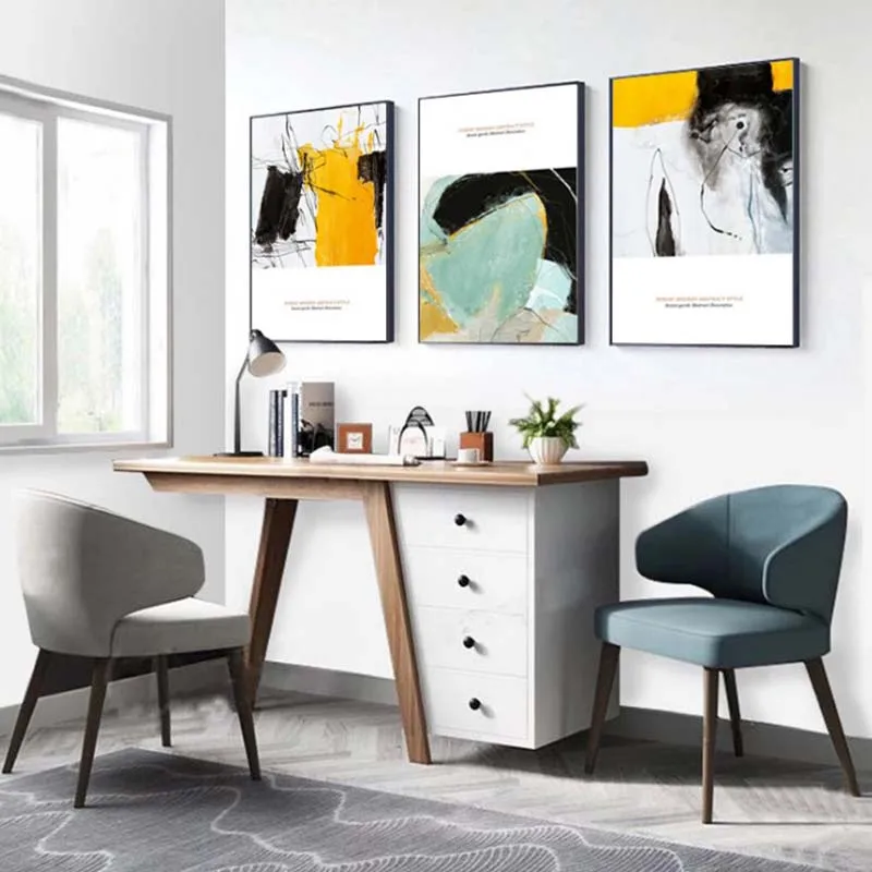 

3Pcs Abstract Canvas Painting Wall Poster Bright Color Wall Art Modern Canvas Pictures Wall Decor for Living Room Bedroom Decor