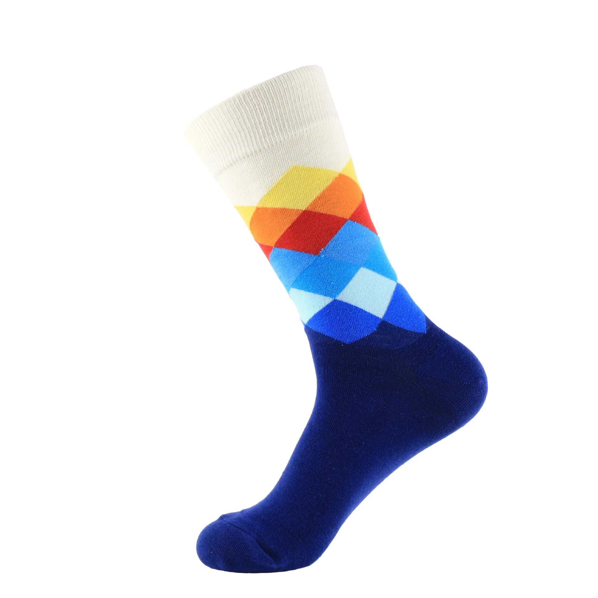 2019 Мода весна осень зима женский красивый однотонный набор носков для ромбов