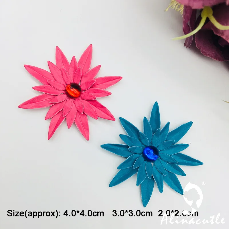 Металлическая резка высечки Весенняя трава цветок Скрапбукинг Бумага ручная