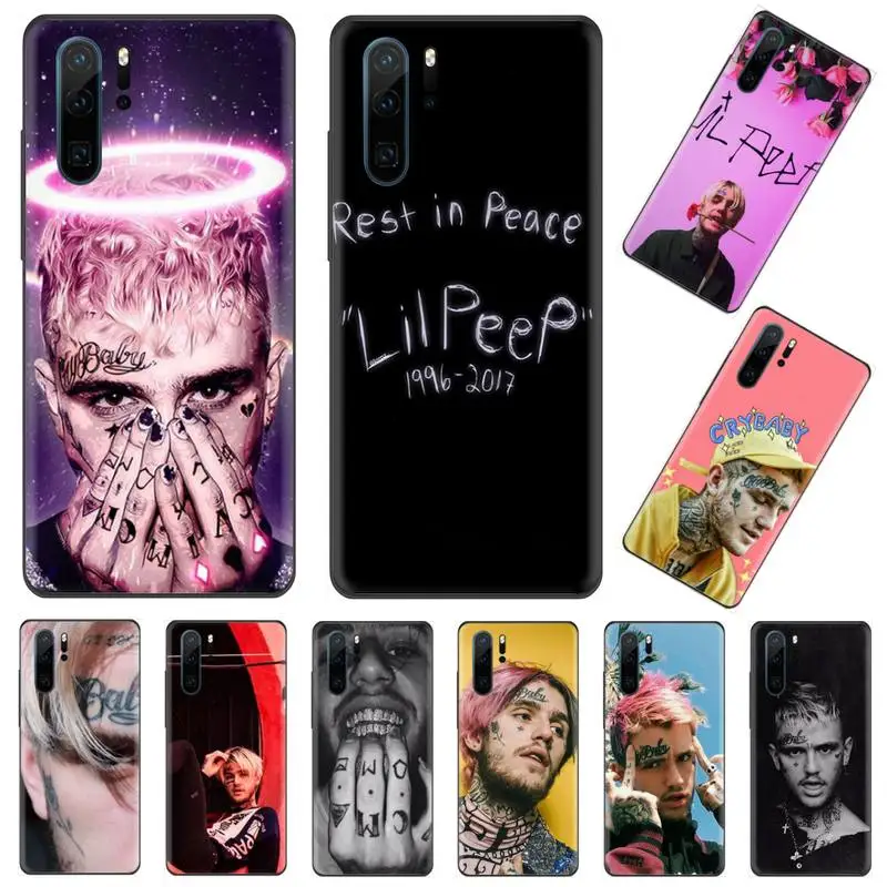 Чехол для телефона Lil Peep Rapper boy tattoo из ТПУ Huawei P9 P10 P20 P30 Pro Lite smart Mate 10 20 Y5 Y6 Y7 2018