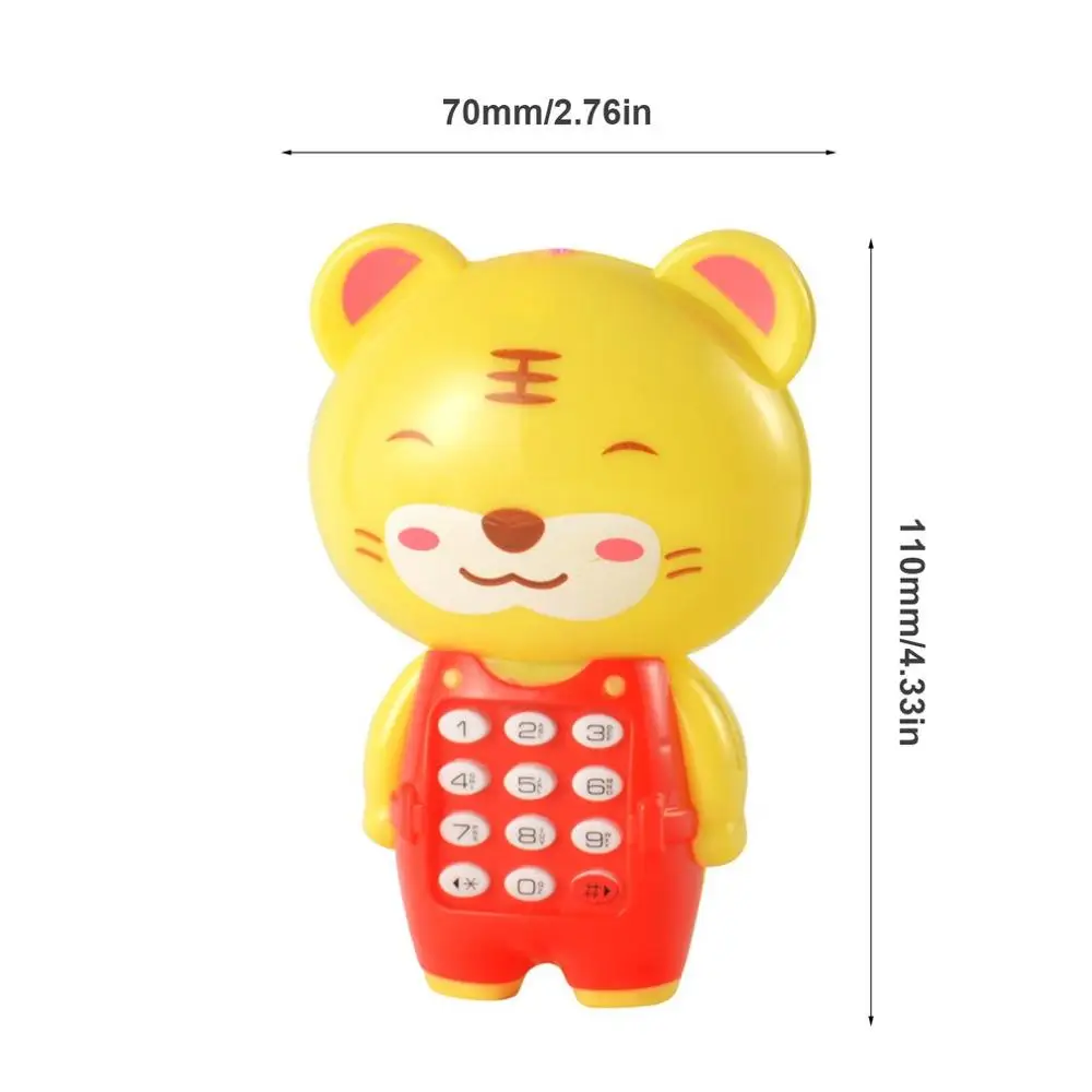 

Electronic Musical Phone Toy Mini Cute Children Phone Toy Early Education Cartoon Mobile Phone Telephone Cellphone Baby Gifts