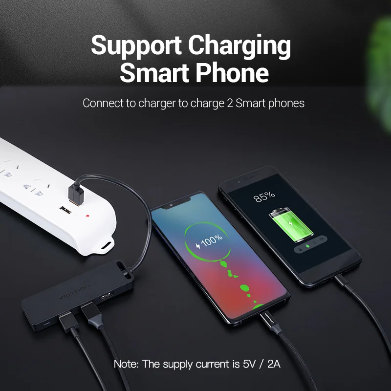 Vention usb хаб 3 0 концентратор USB 2 Мульти сплиттер адаптер 4 порта s скорость с порт