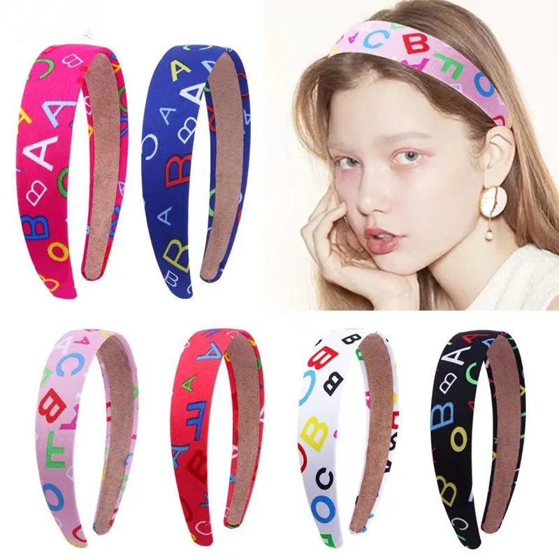 

WYYNIY темперамент для взрослых 3 см тканевая шпилька для волос для девушек креативная буква широкая повязка на голову на заказ