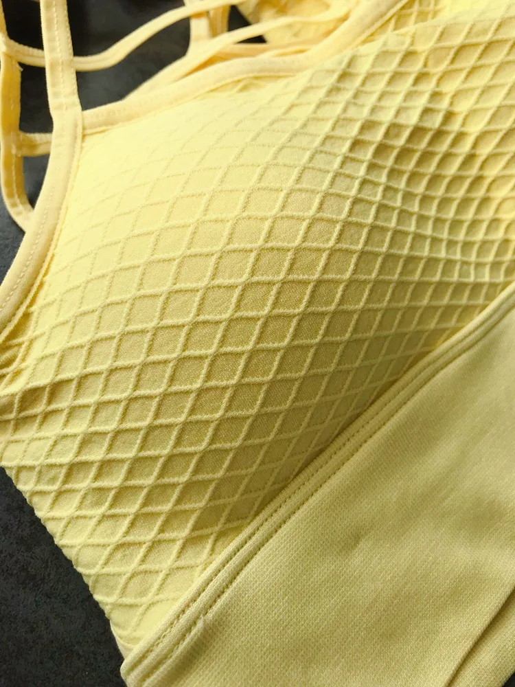 

Gym fitness yoga women vest back stripe sports padded bra breathable quick dry exercise fashion femme tank top