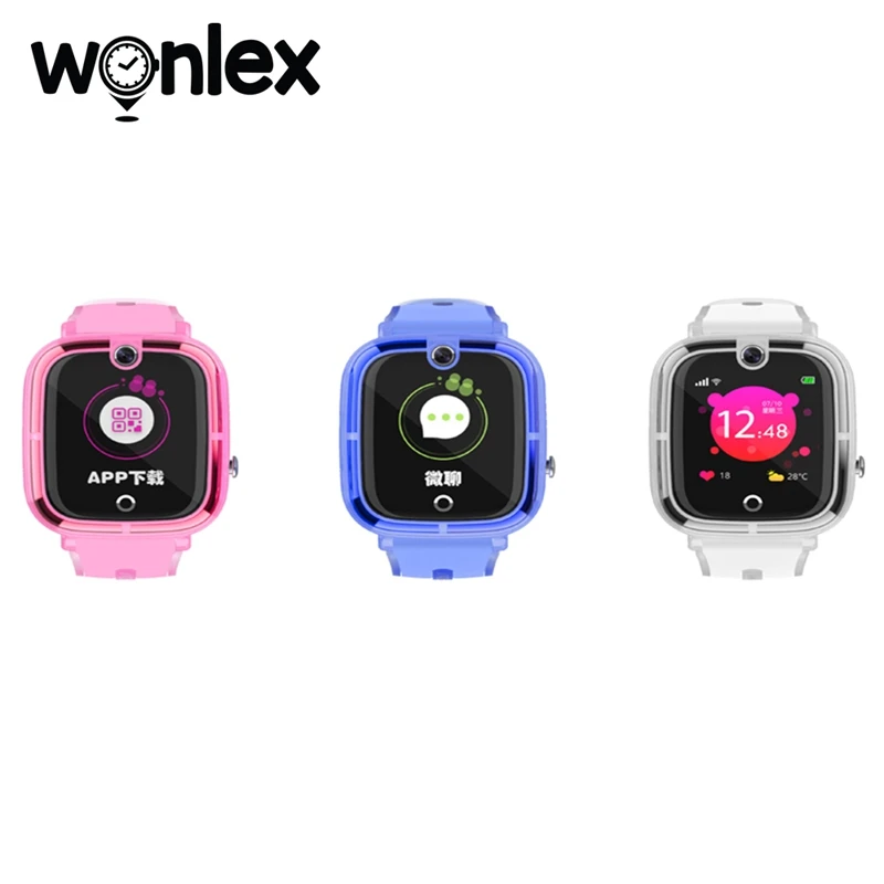 

Wonlex Smart Watch Kids 2G GPS Tracker Anti-Lost Locator SOS Call Audio-Monitor KT07 Waterproof Baby Camera Phone Smart-Watches