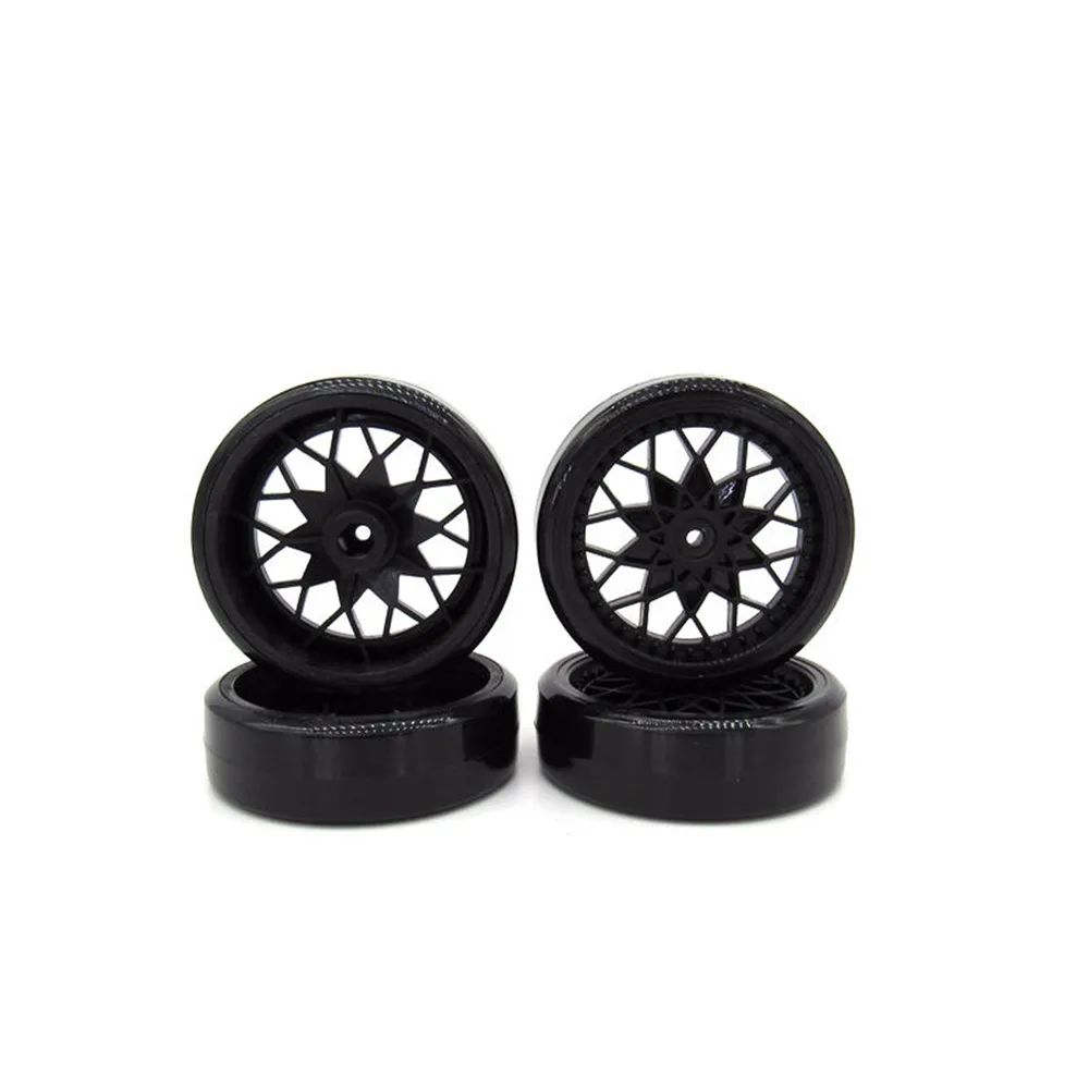 

4 шт., пластиковые модифицированные шины для дрифта, Гоночное автомобильное колесо втулки, шины для WPL D12, аксессуары для радиоуправляемых ав...