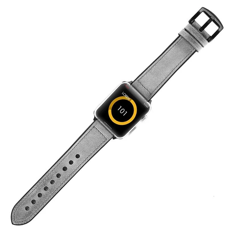 Кожаный силиконовый ремешок для apple watch 44 мм серия 4 3 2 1 ремешок для iwatch 38 мм 42 мм браслет умные аксессуары замена запястья