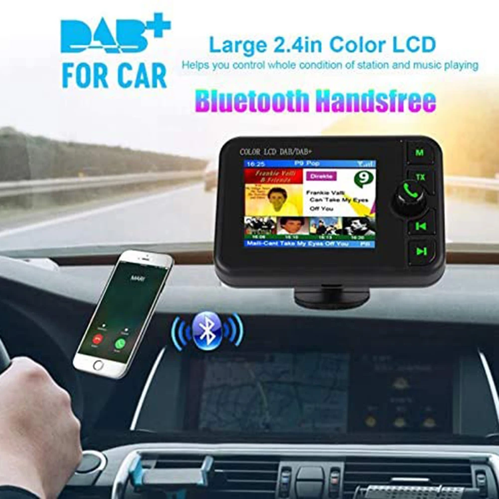 В автомобиле DAB + цифровой радиоадаптер FM передатчик Bluetooth приемник | Автомобили и