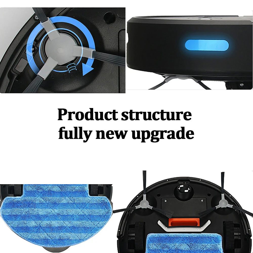 Умный робот пылесос с функцией влажной уборки 180 мл 3600 Па 4400 мАч|Пылесосы| |