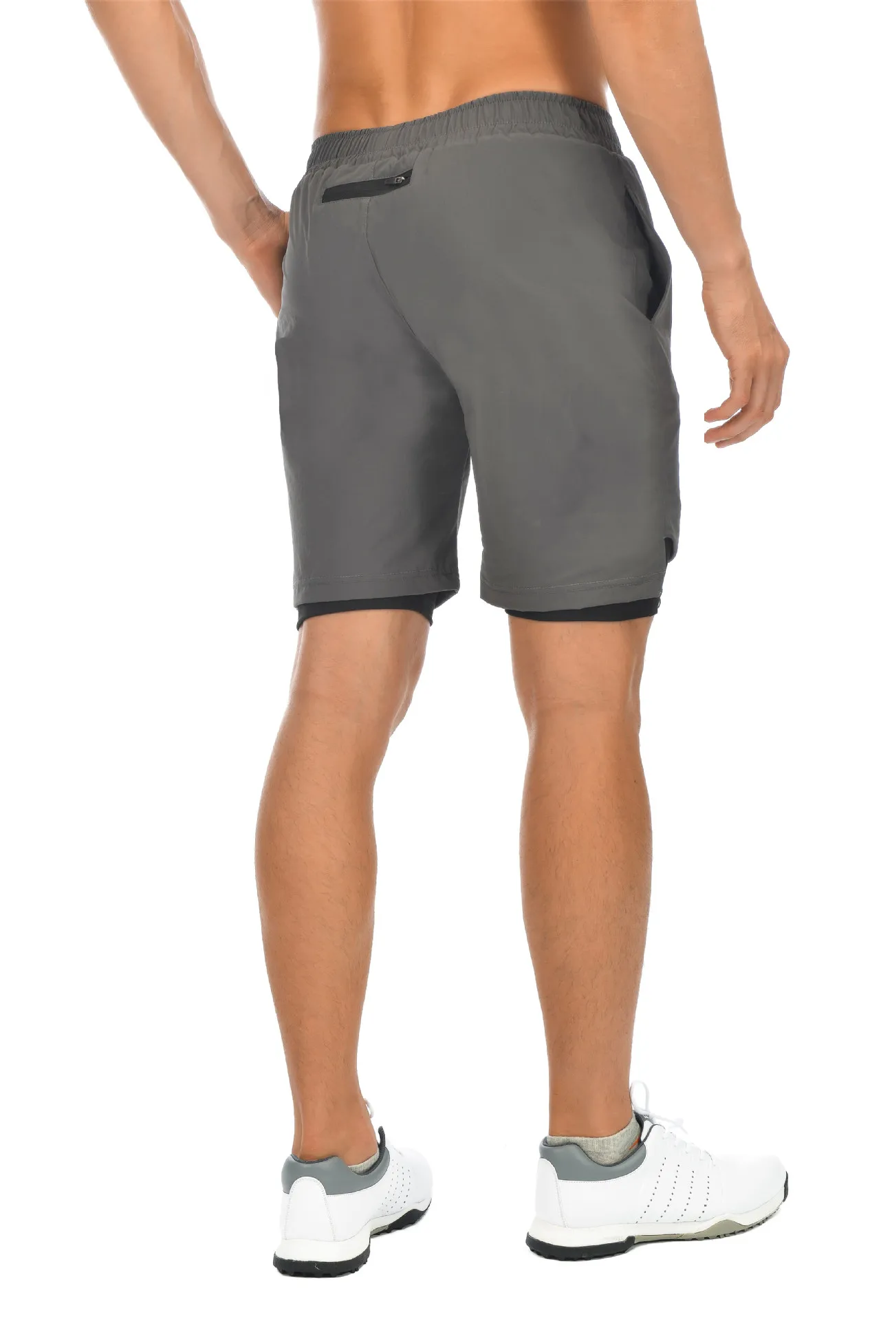 

Men Running Shorts Jogging Gym Fitness Training Quick Dry 2 in 1 Beach Short Pants Male Summer Sports Workout Bottoms Clothing