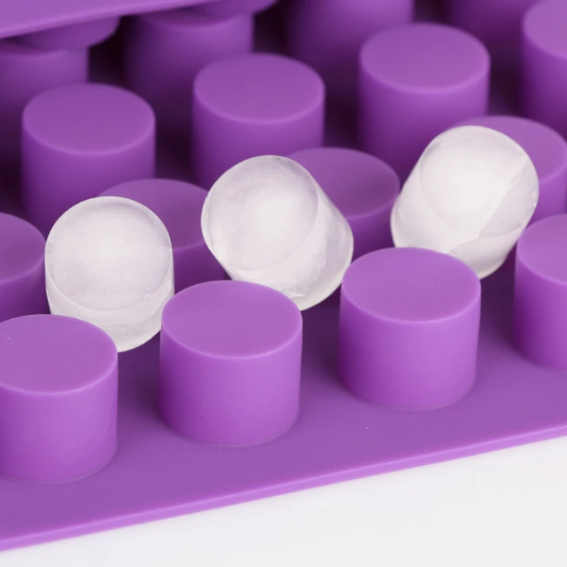 

88 Cavities Mini Round Mini Cheese Cakes Molds Baking Silicone Mold For Chocolate Truffle Jelly And Candy Ice Mold