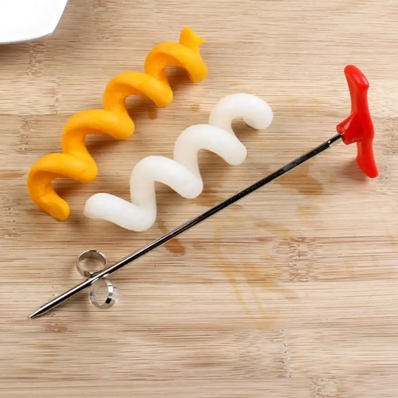 

Potato Carrot Cucumber Salad Spiral Knife Manual Vegetables Chopper Spiral Screw Slicer Cutter Fruit Tools Kitchen Gadgets