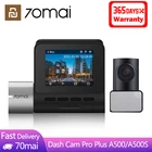 Видеорегистратор Xiaomi 70mai Smart Dash Cam Pro Plus A500, мониторинг парковки со встроенным GPS, 1080P HD, ночное видение, голосовое управление автомобилем