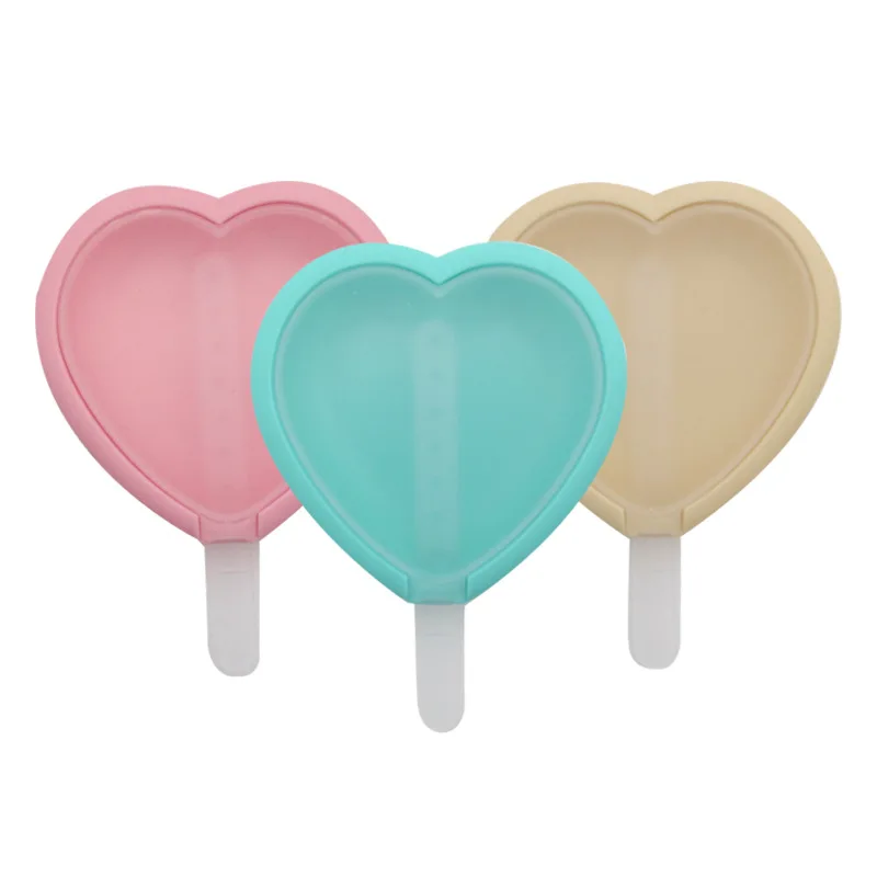 

3pcs Silicone Ice Cream Mold Creative Shape Jelly Ice Hockey DIY Useful Household Accessories Tool Popsicle Mould With Sticks