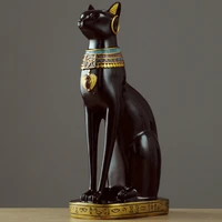 egyptian cat ornament home decoration deco egiptian decor egyptian gods statue egyptienne egipto home decoration accessories