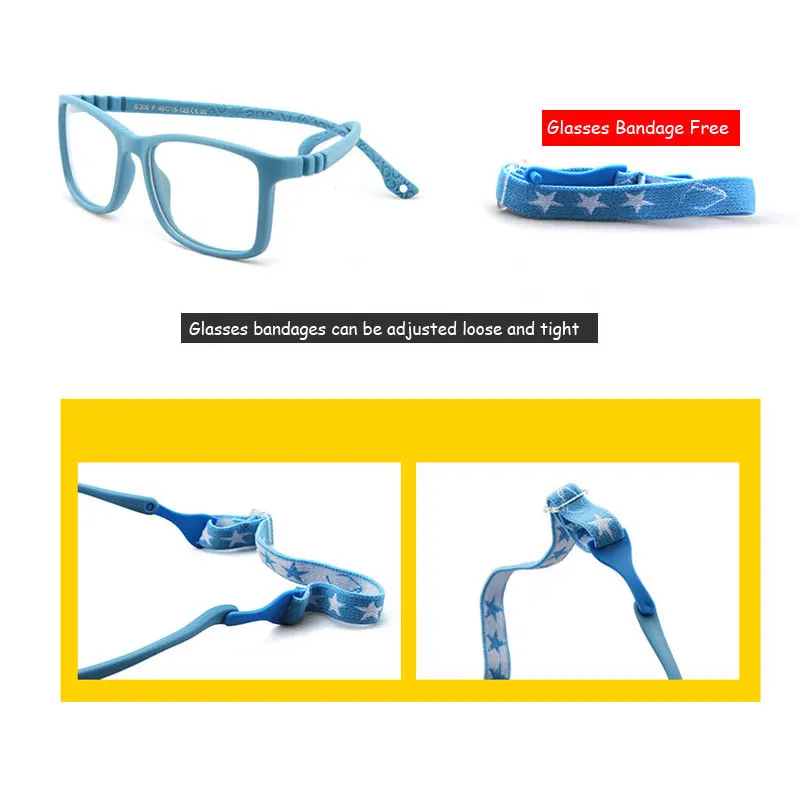 Оправа для детских очков с защитой от сисветильник гибкие оптические аксессуары