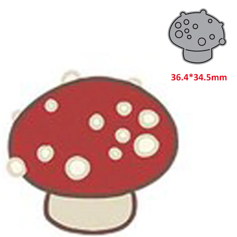 

metal cutting dies mold die cut tiny mushroom diy Scrapbook paper craft knife mould blade punch stencils dies 2021