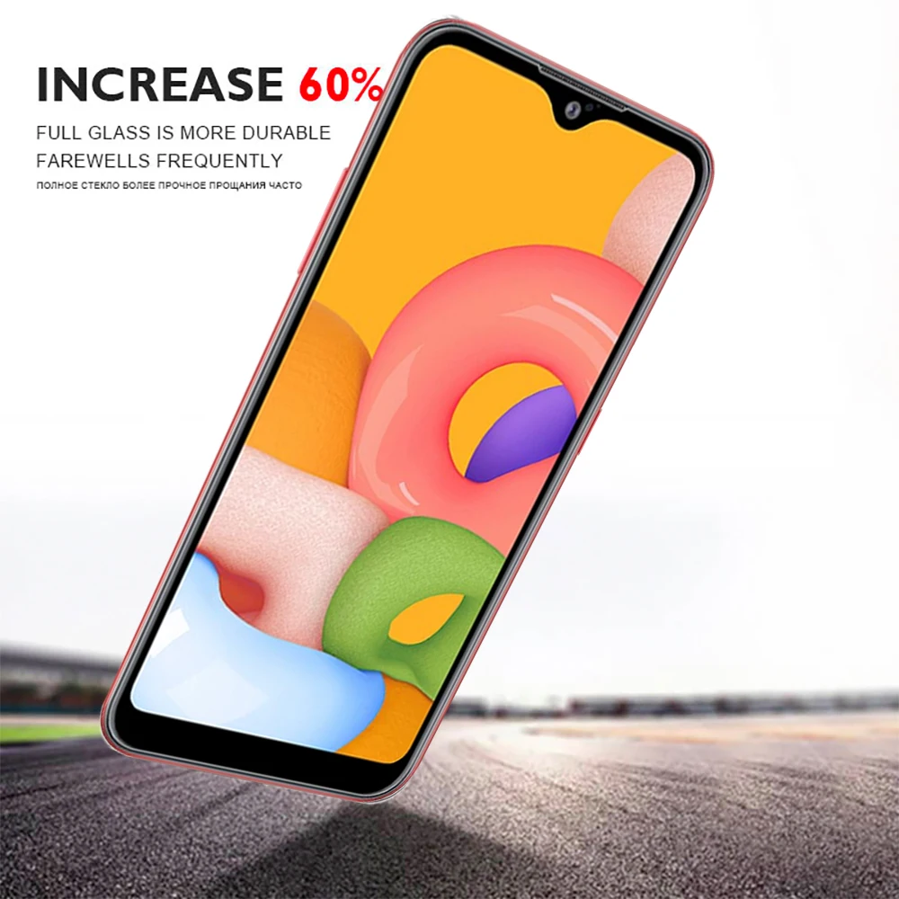 2 шт. закаленное стекло для Samsung Galaxy S10 Lite Защита Note 10 A2 core Премиум защитное |