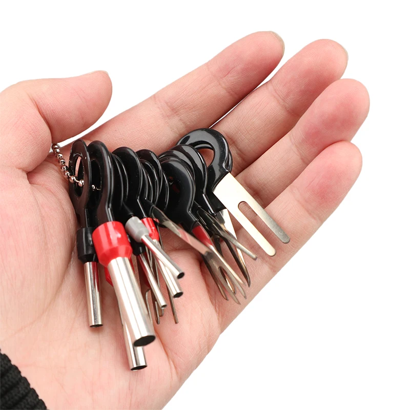 

pcs Car Terminal Removal Electrical Wiring Crimp Connector Pin Extractor Kit Car Electrico Repair Hand Tools