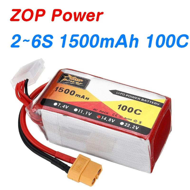 ZOP Power 5S 18.5V 1500mAh 100C Lipo