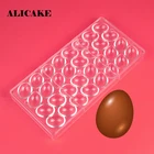 3D формы для шоколадных конфет, пластиковые поликарбонатные подносы, пасхальные яйца голубя для шоколада, формы для выпечки, кондитерские инструменты, формы
