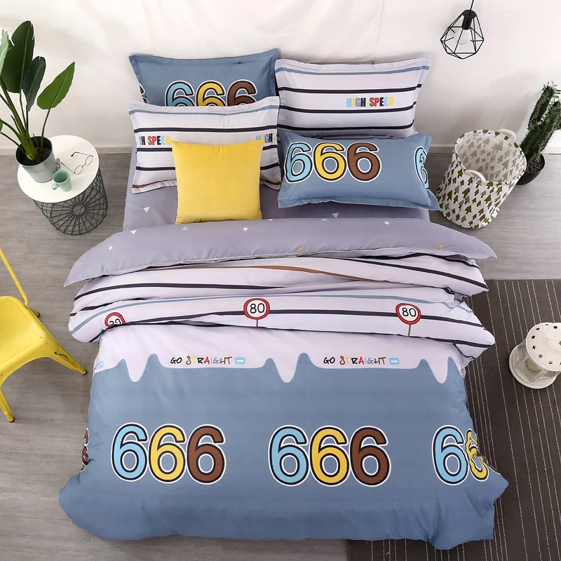 2021 домашний текстиль с изображением мультфильма комплект постельного белья для