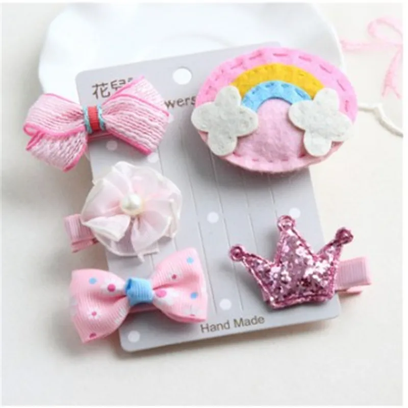 Новинка Комплект детской одежды на заколках Аксессуары для волос ручной работы с