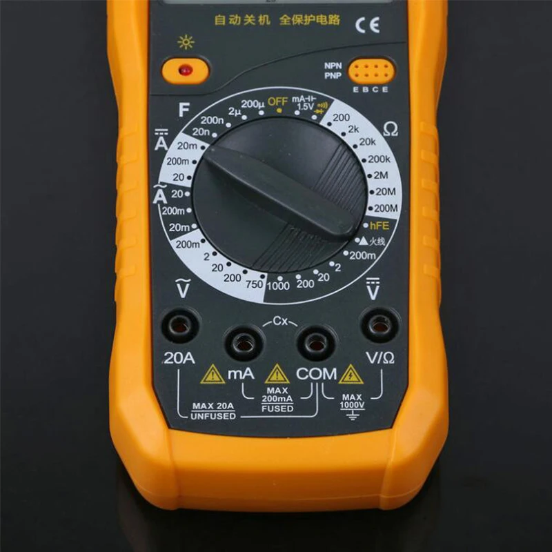 DT9205A + LCR измеритель с дисплеем большого диапазона емкость сопротивление