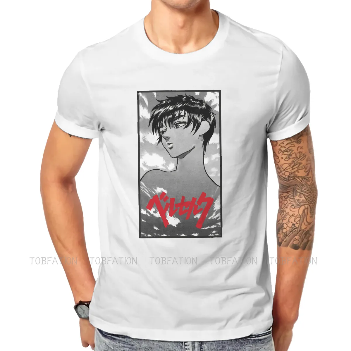 

Футболка Berserk кишки Гриффит бехелит манга для мужчин Caska In The Sky, мягкая летняя футболка, высокое качество, модная, пушистая